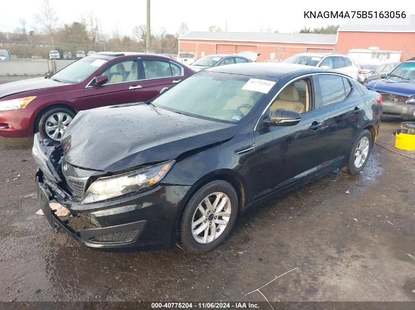 2011 Kia Optima Lx VIN: KNAGM4A75B5163056 Lot: 40775204