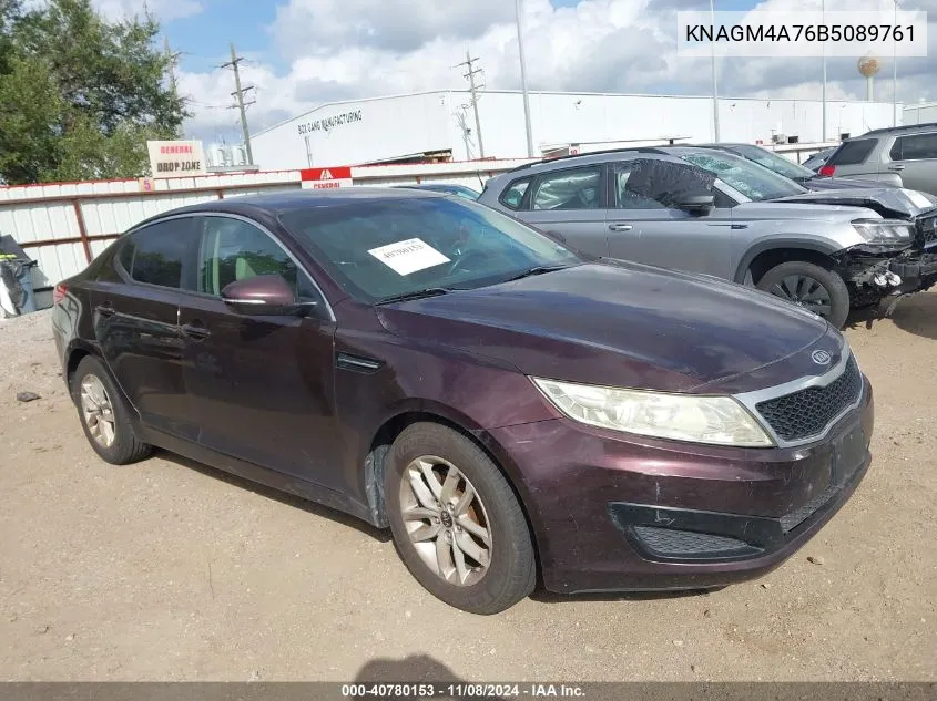 KNAGM4A76B5089761 2011 Kia Optima Lx