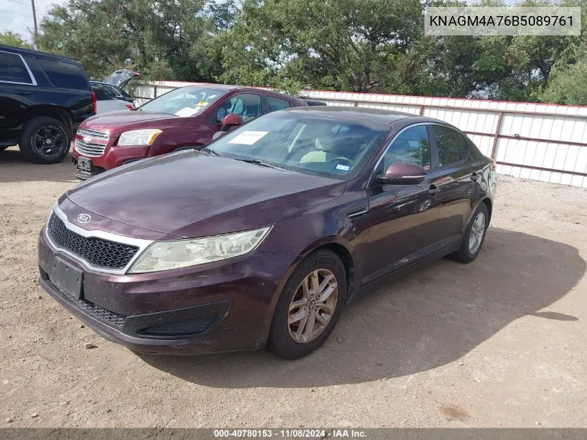 KNAGM4A76B5089761 2011 Kia Optima Lx