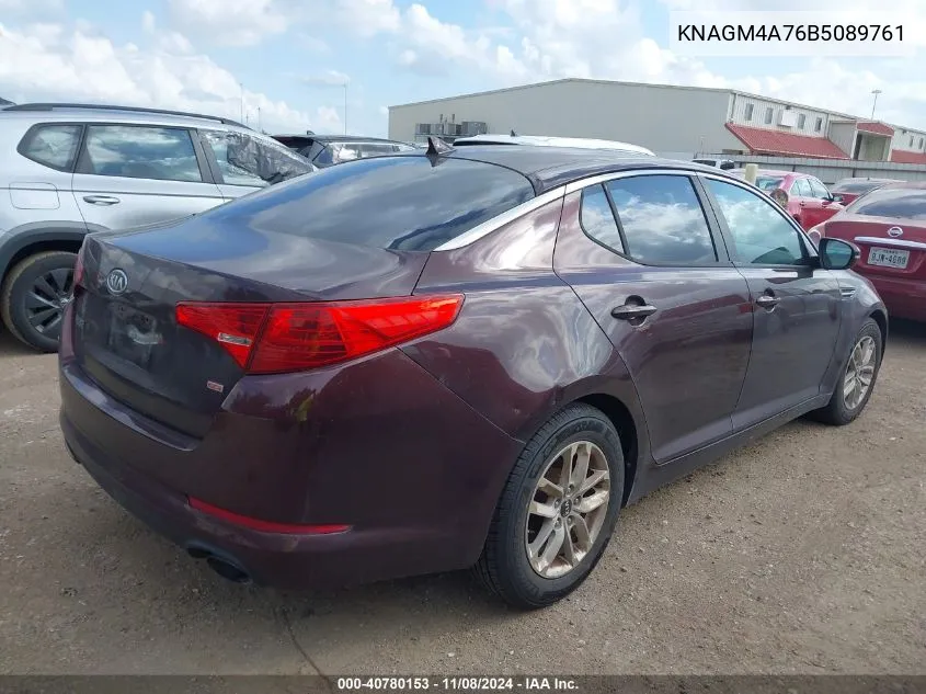 KNAGM4A76B5089761 2011 Kia Optima Lx