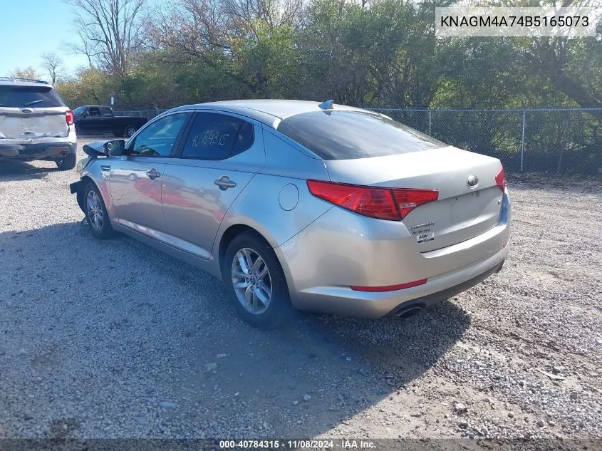 2011 Kia Optima Lx VIN: KNAGM4A74B5165073 Lot: 40784315