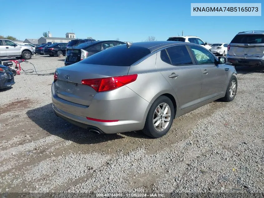 2011 Kia Optima Lx VIN: KNAGM4A74B5165073 Lot: 40784315