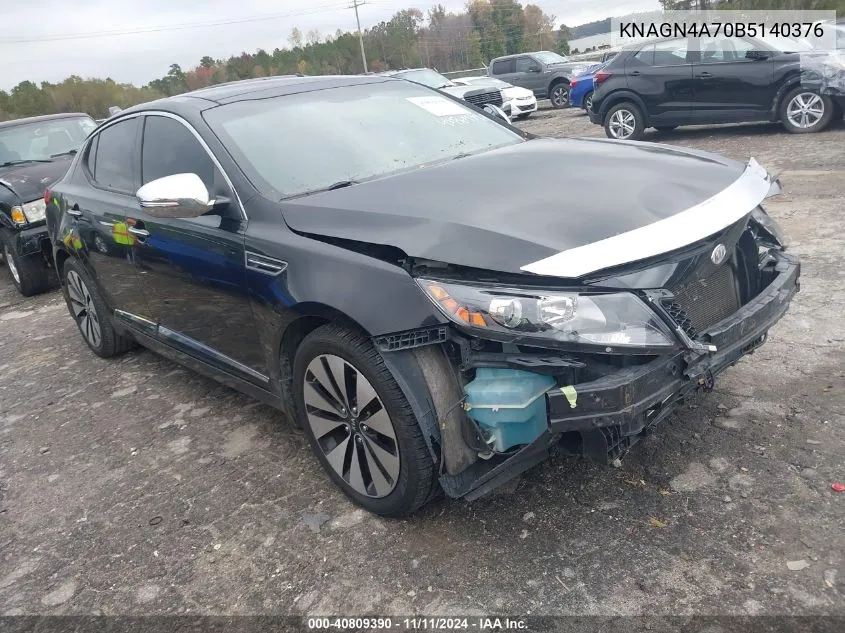 2011 Kia Optima Ex VIN: KNAGN4A70B5140376 Lot: 40809390