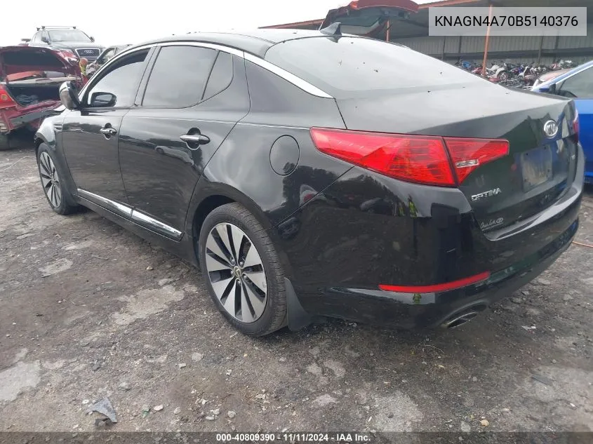 2011 Kia Optima Ex VIN: KNAGN4A70B5140376 Lot: 40809390