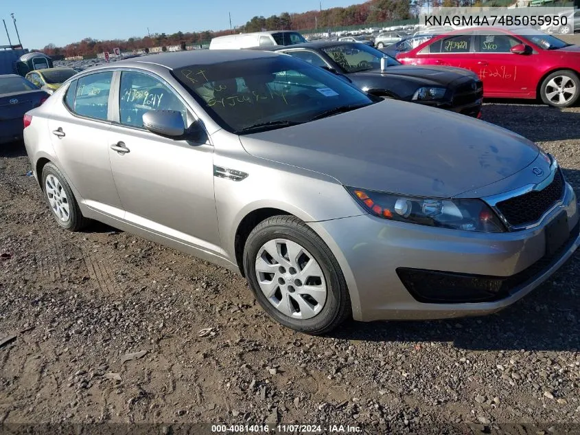 2011 Kia Optima Lx VIN: KNAGM4A74B5055950 Lot: 40814016