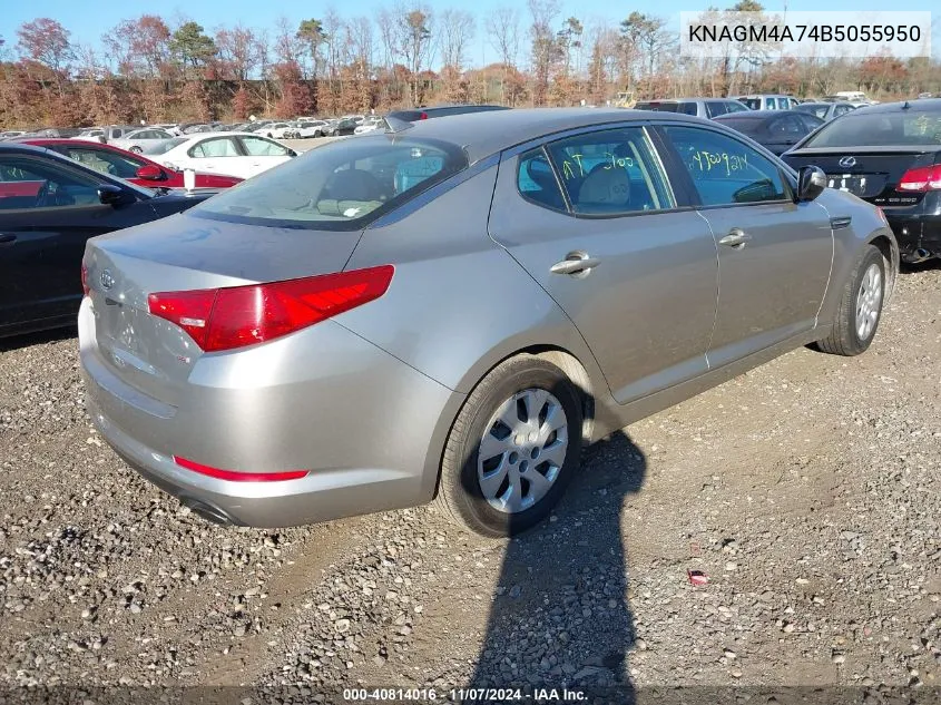 2011 Kia Optima Lx VIN: KNAGM4A74B5055950 Lot: 40814016