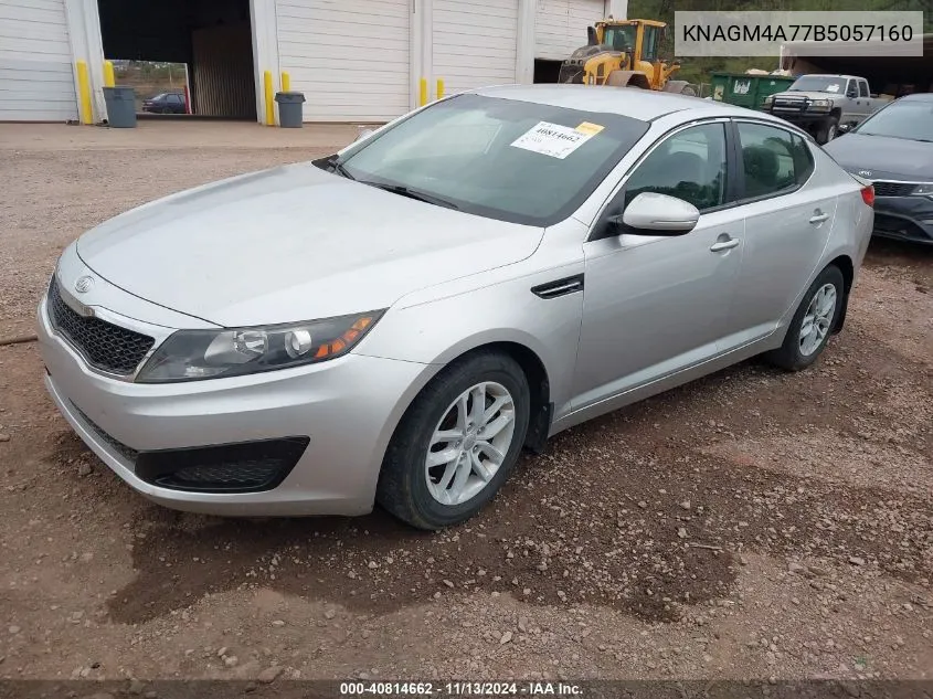 2011 Kia Optima Lx VIN: KNAGM4A77B5057160 Lot: 40814662