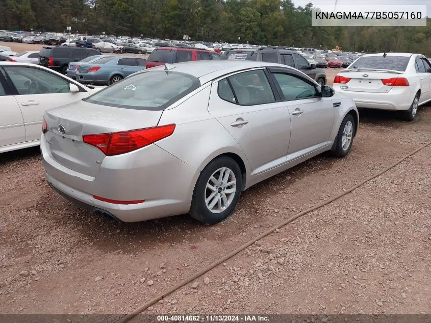 2011 Kia Optima Lx VIN: KNAGM4A77B5057160 Lot: 40814662