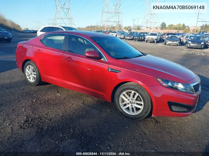 2011 Kia Optima Lx VIN: KNAGM4A70B5069148 Lot: 40826544