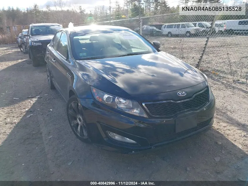 2011 Kia Optima Sx VIN: KNAGR4A60B5135528 Lot: 40842996