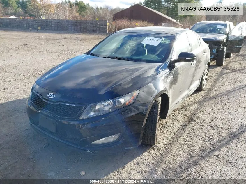 2011 Kia Optima Sx VIN: KNAGR4A60B5135528 Lot: 40842996