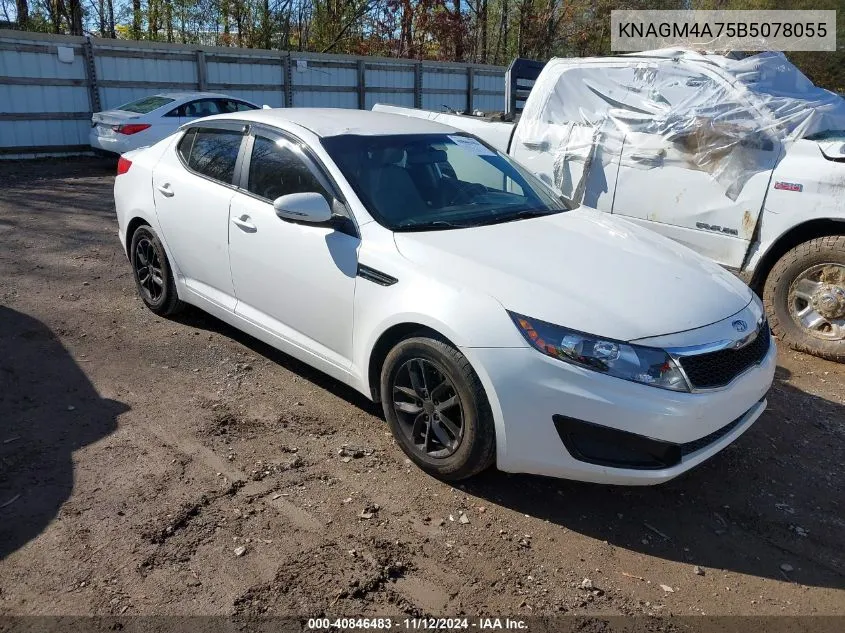 2011 Kia Optima Lx VIN: KNAGM4A75B5078055 Lot: 40846483