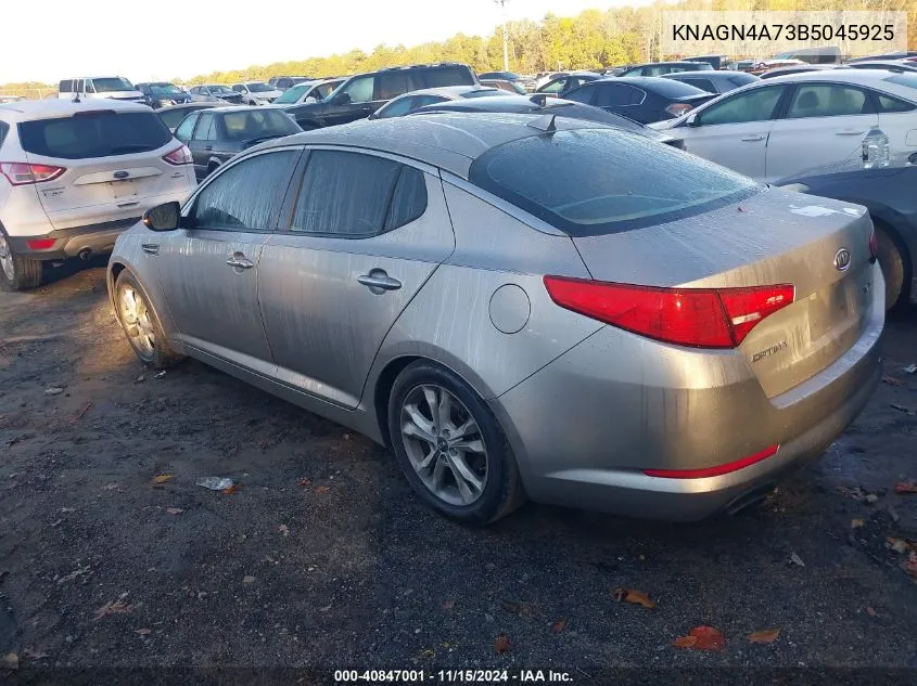 2011 Kia Optima Ex VIN: KNAGN4A73B5045925 Lot: 40847001