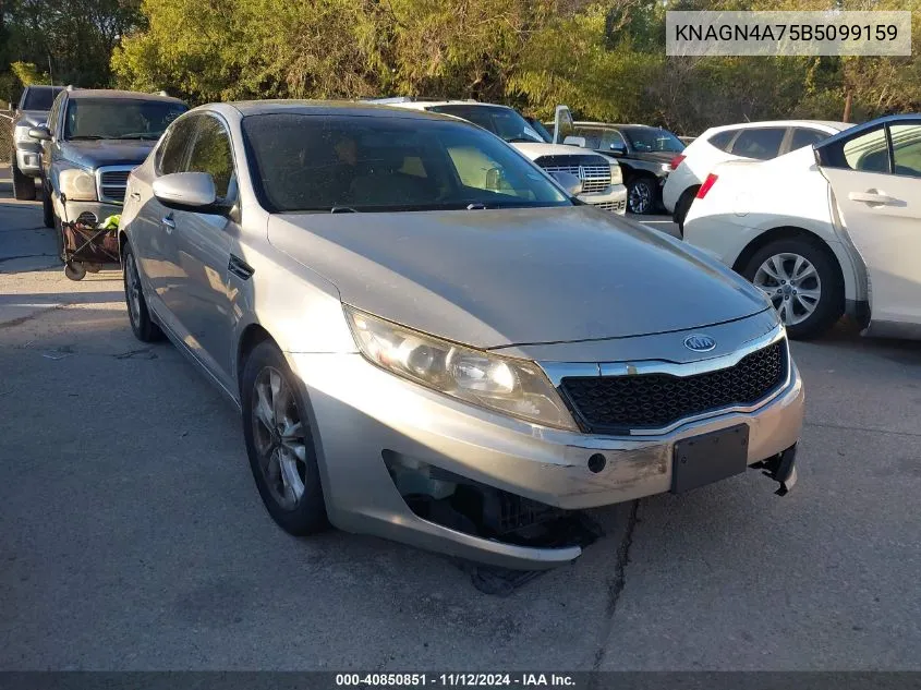 2011 Kia Optima Ex VIN: KNAGN4A75B5099159 Lot: 40850851