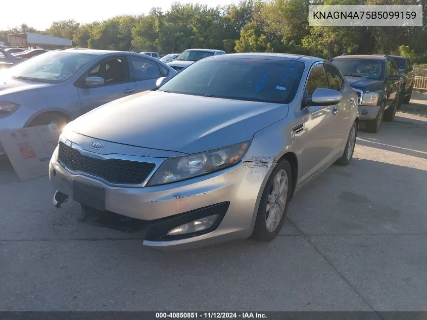 2011 Kia Optima Ex VIN: KNAGN4A75B5099159 Lot: 40850851