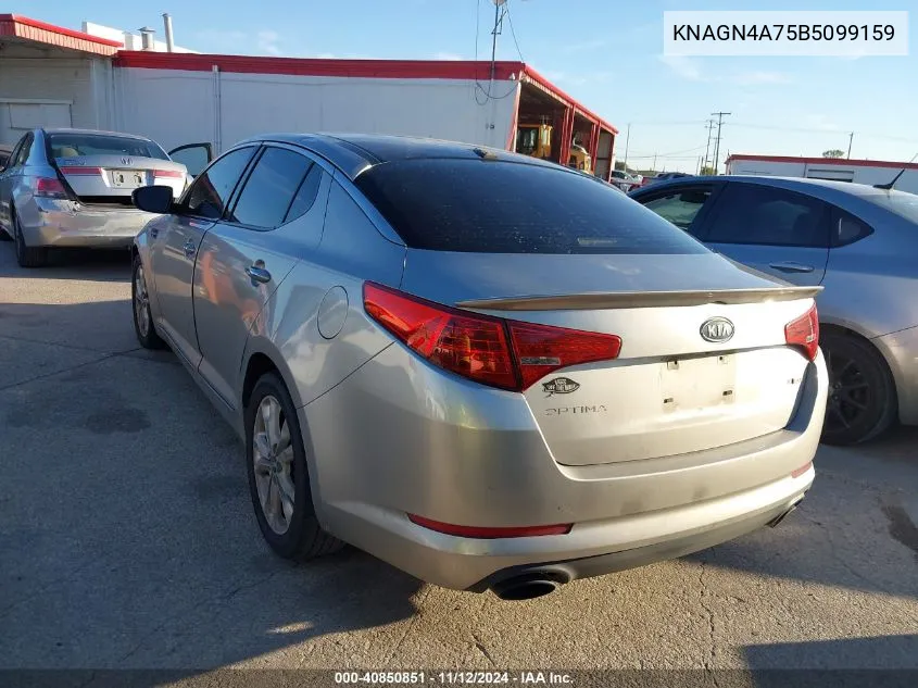 2011 Kia Optima Ex VIN: KNAGN4A75B5099159 Lot: 40850851