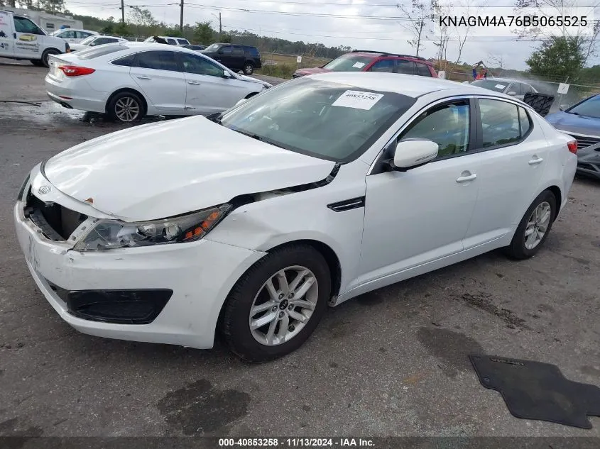 2011 Kia Optima Lx VIN: KNAGM4A76B5065525 Lot: 40853258