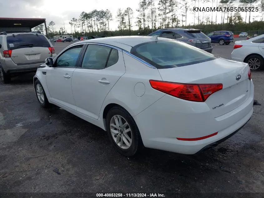 2011 Kia Optima Lx VIN: KNAGM4A76B5065525 Lot: 40853258