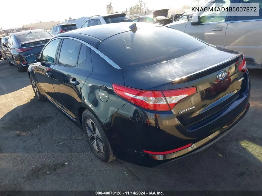 KNAGM4AD4B5007872 2011 Kia Optima Hybrid Ex