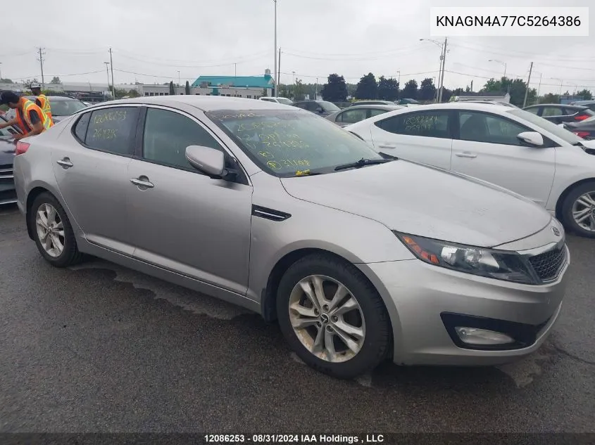 KNAGN4A77C5264386 2012 Kia Optima