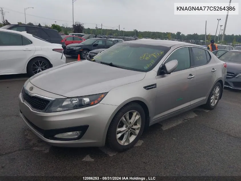 KNAGN4A77C5264386 2012 Kia Optima