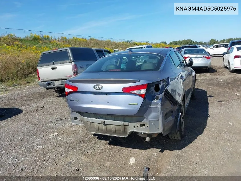 KNAGM4AD5C5025976 2012 Kia Optima