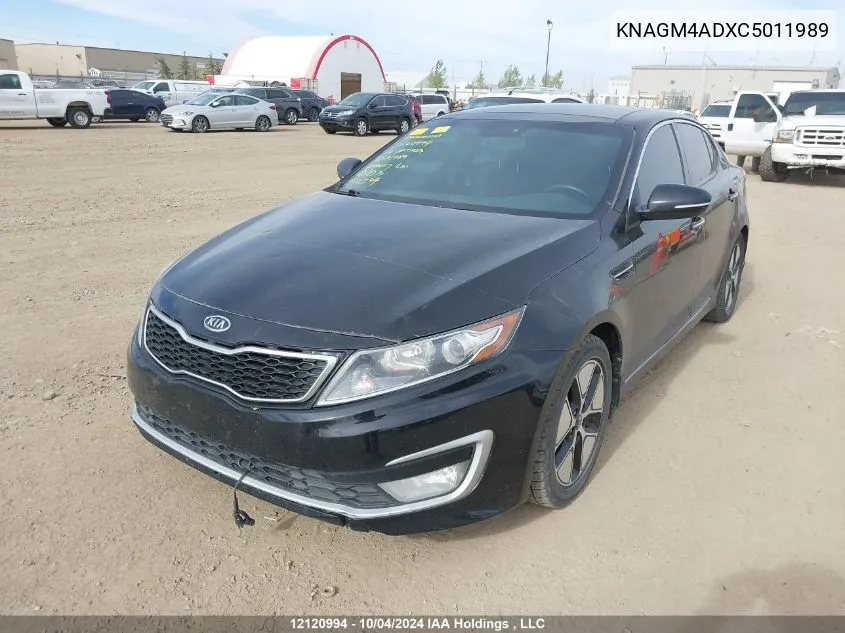 KNAGM4ADXC5011989 2012 Kia Optima