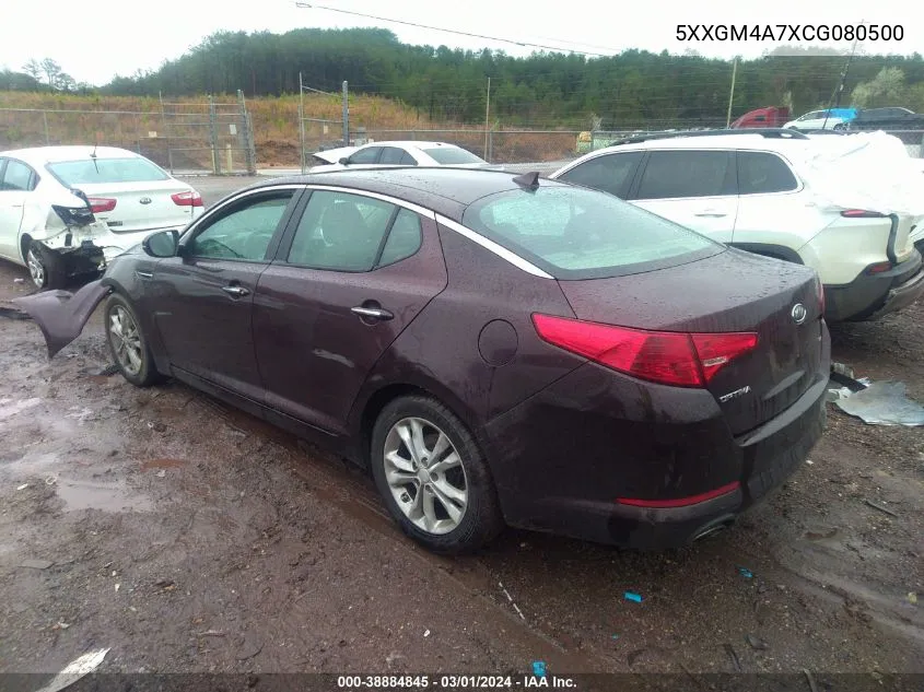 5XXGM4A7XCG080500 2012 Kia Optima Lx