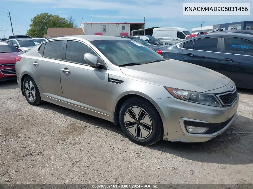 2012 Kia Optima Hybrid Ex VIN: KNAGM4AD9C5031456 Lot: 38907161