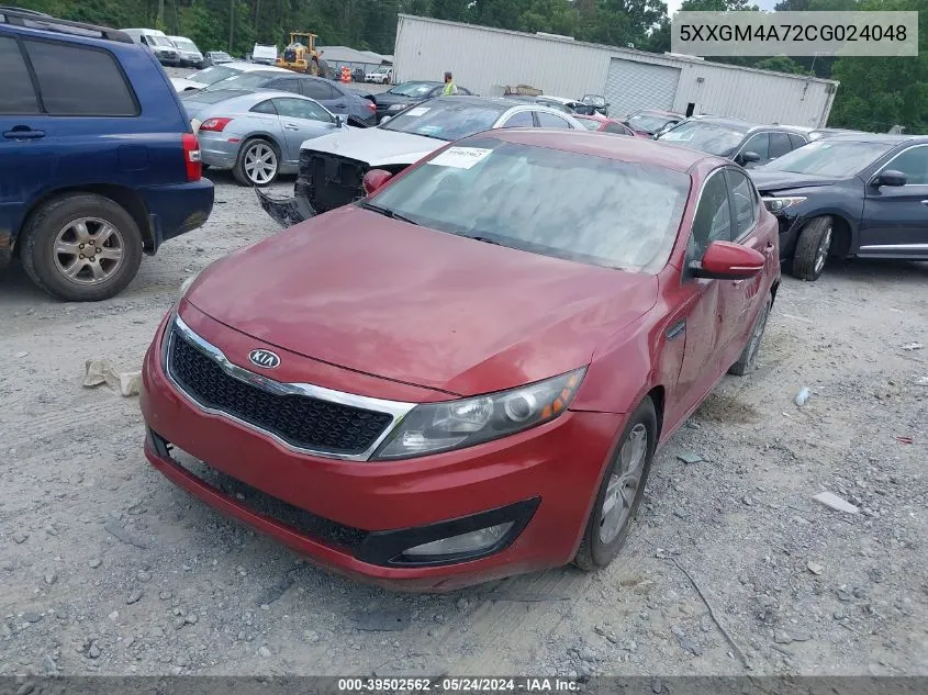 2012 Kia Optima Lx VIN: 5XXGM4A72CG024048 Lot: 39502562