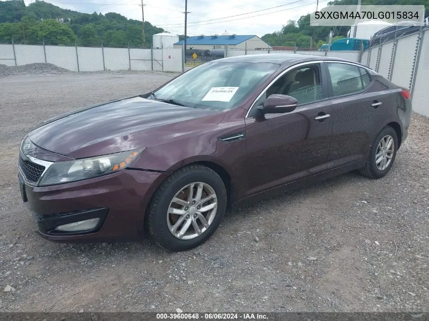 5XXGM4A70LG015834 2012 Kia Optima