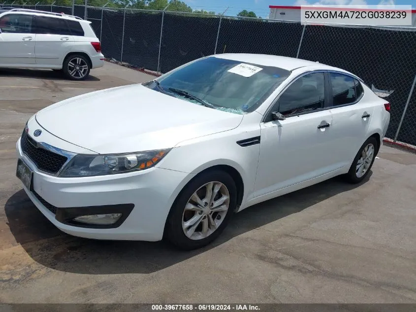 5XXGM4A72CG038239 2012 Kia Optima Lx