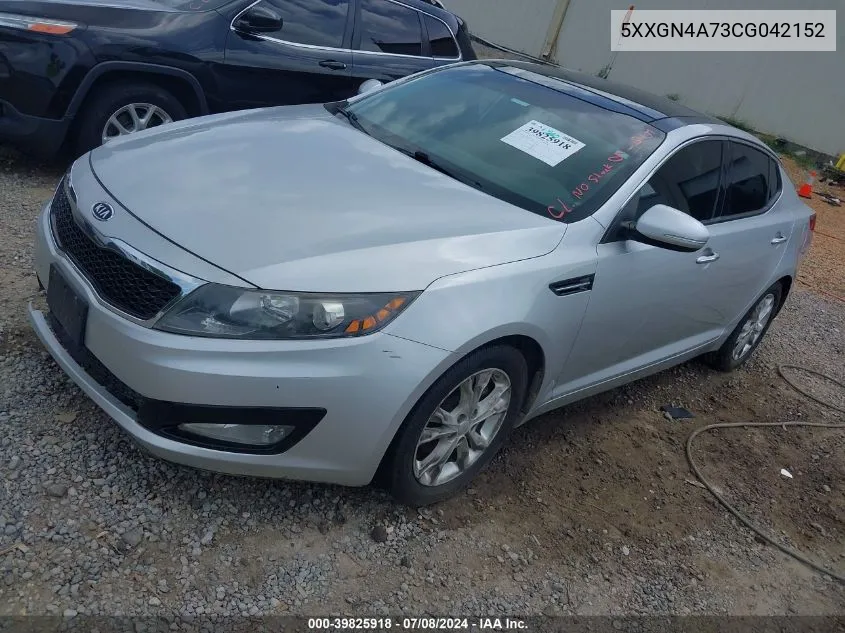 5XXGN4A73CG042152 2012 Kia Optima Ex