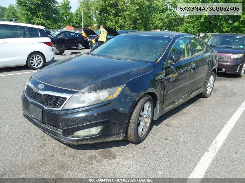 2012 Kia Optima Ex VIN: 5XXGN4A73CG052406 Lot: 39843941