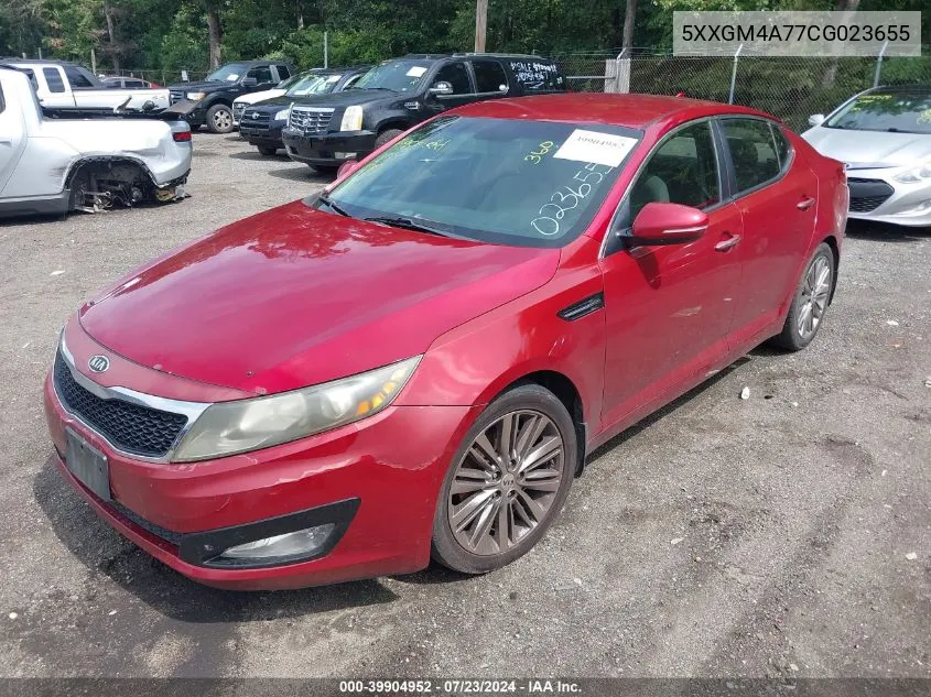 5XXGM4A77CG023655 2012 Kia Optima Lx