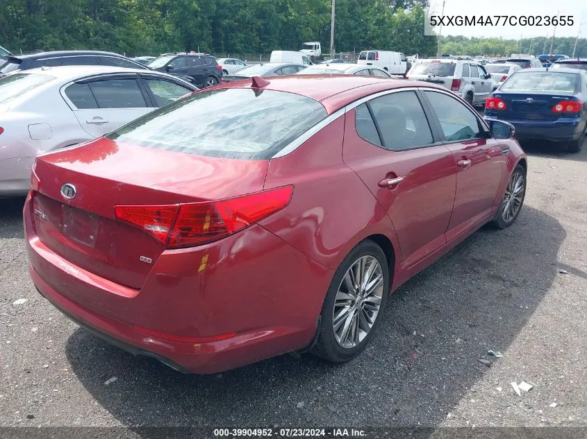 5XXGM4A77CG023655 2012 Kia Optima Lx