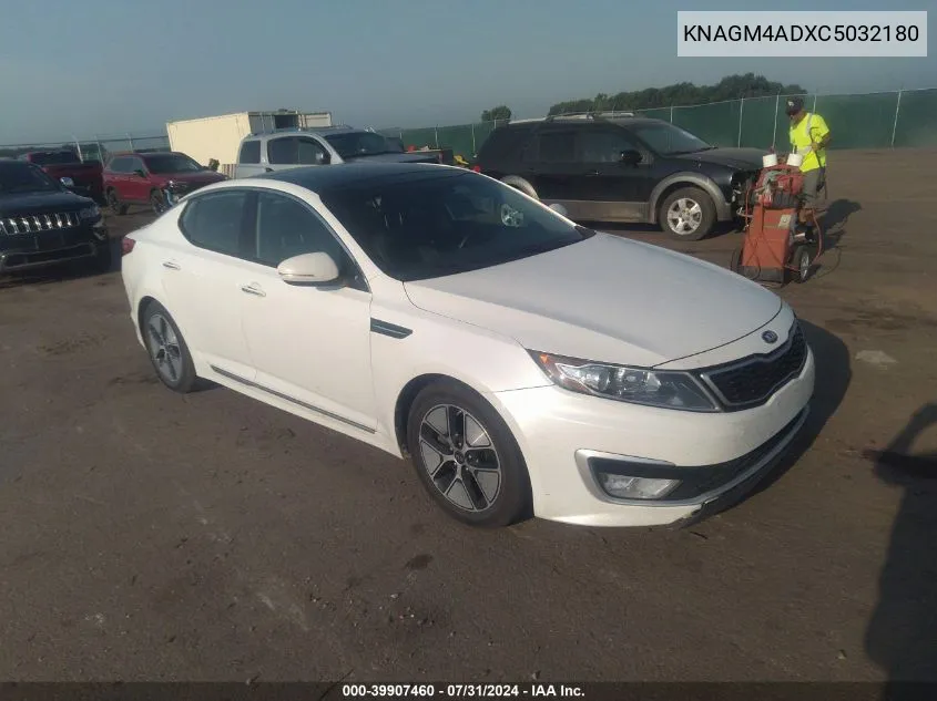 2012 Kia Optima Hybrid Ex VIN: KNAGM4ADXC5032180 Lot: 39907460