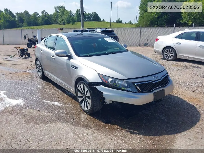 2012 Kia Optima Sx VIN: 5XXGR4A67CG023566 Lot: 39960618