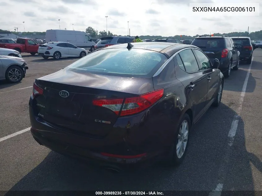 2012 Kia Optima Ex Turbo VIN: 5XXGN4A65CG006101 Lot: 39989235