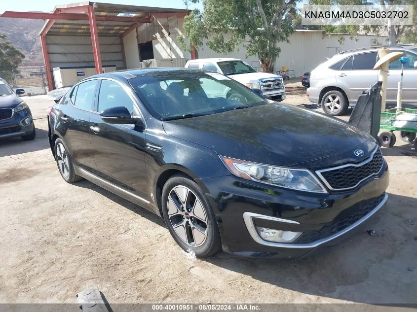 2012 Kia Optima Hybrid Ex VIN: KNAGM4AD3C5032702 Lot: 40010951