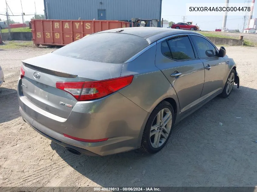 5XXGR4A63CG004478 2012 Kia Optima Sx