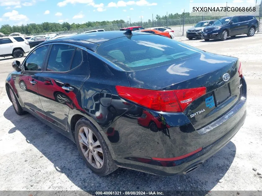 2012 Kia Optima Ex VIN: 5XXGN4A73CG068668 Lot: 40061321