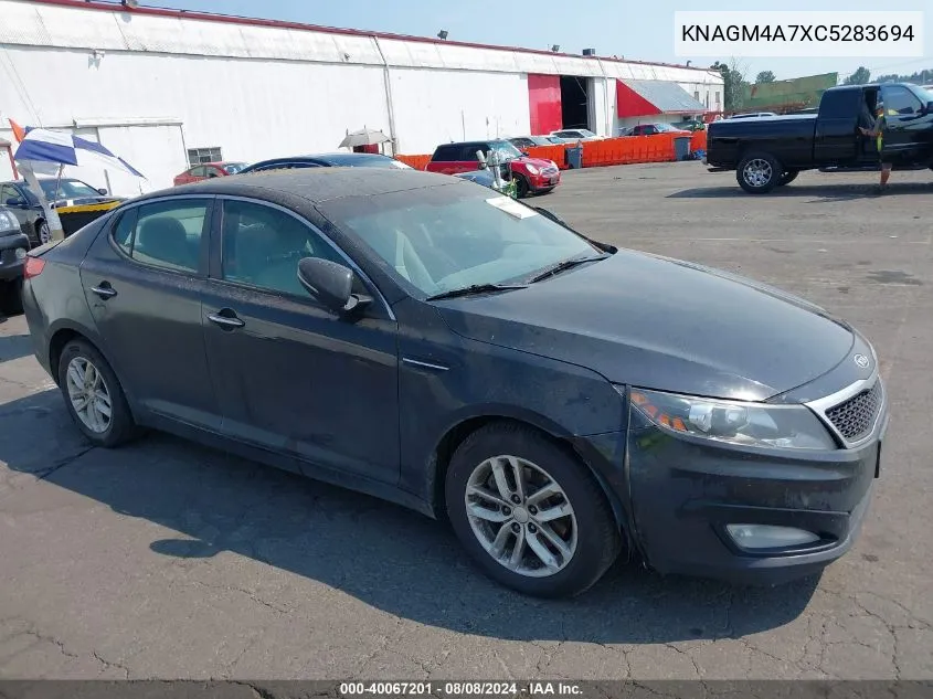 2012 Kia Optima Lx VIN: KNAGM4A7XC5283694 Lot: 40067201