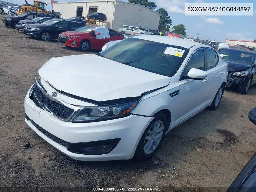 5XXGM4A74CG044897 2012 Kia Optima Lx