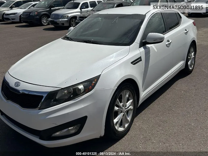 2012 Kia Optima Ex VIN: 5XXGN4A75CG031895 Lot: 40101325