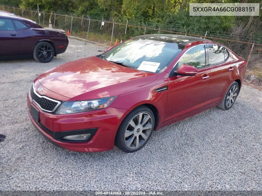 5XXGR4A66CG088151 2012 Kia Optima Sx