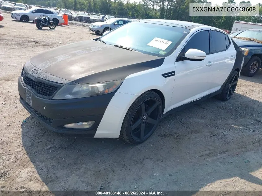 2012 Kia Optima Ex VIN: 5XXGN4A76CG048608 Lot: 40153148