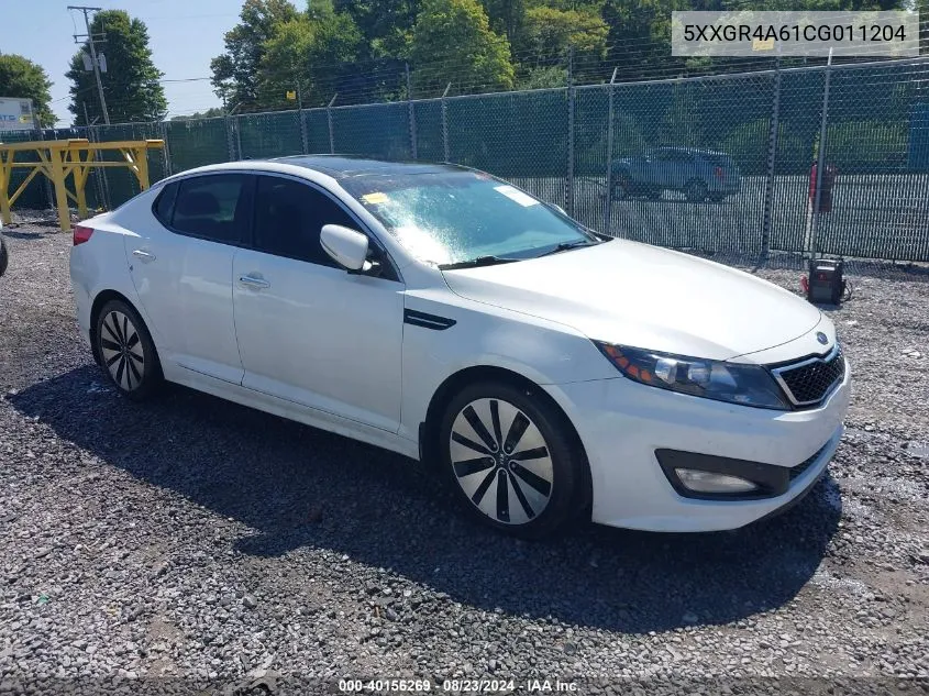 2012 Kia Optima Sx VIN: 5XXGR4A61CG011204 Lot: 40156269