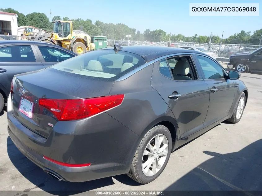 2012 Kia Optima Lx VIN: 5XXGM4A77CG069048 Lot: 40182606