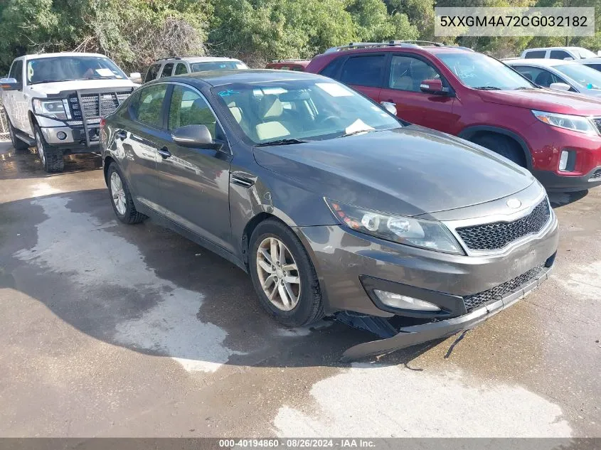 5XXGM4A72CG032182 2012 Kia Optima Lx